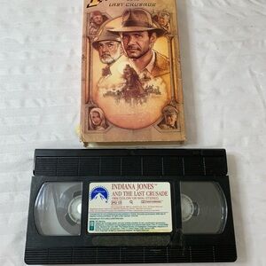Indiana Jones and the Last Crusade VHS Movie Vintage VHS Movie 80’s